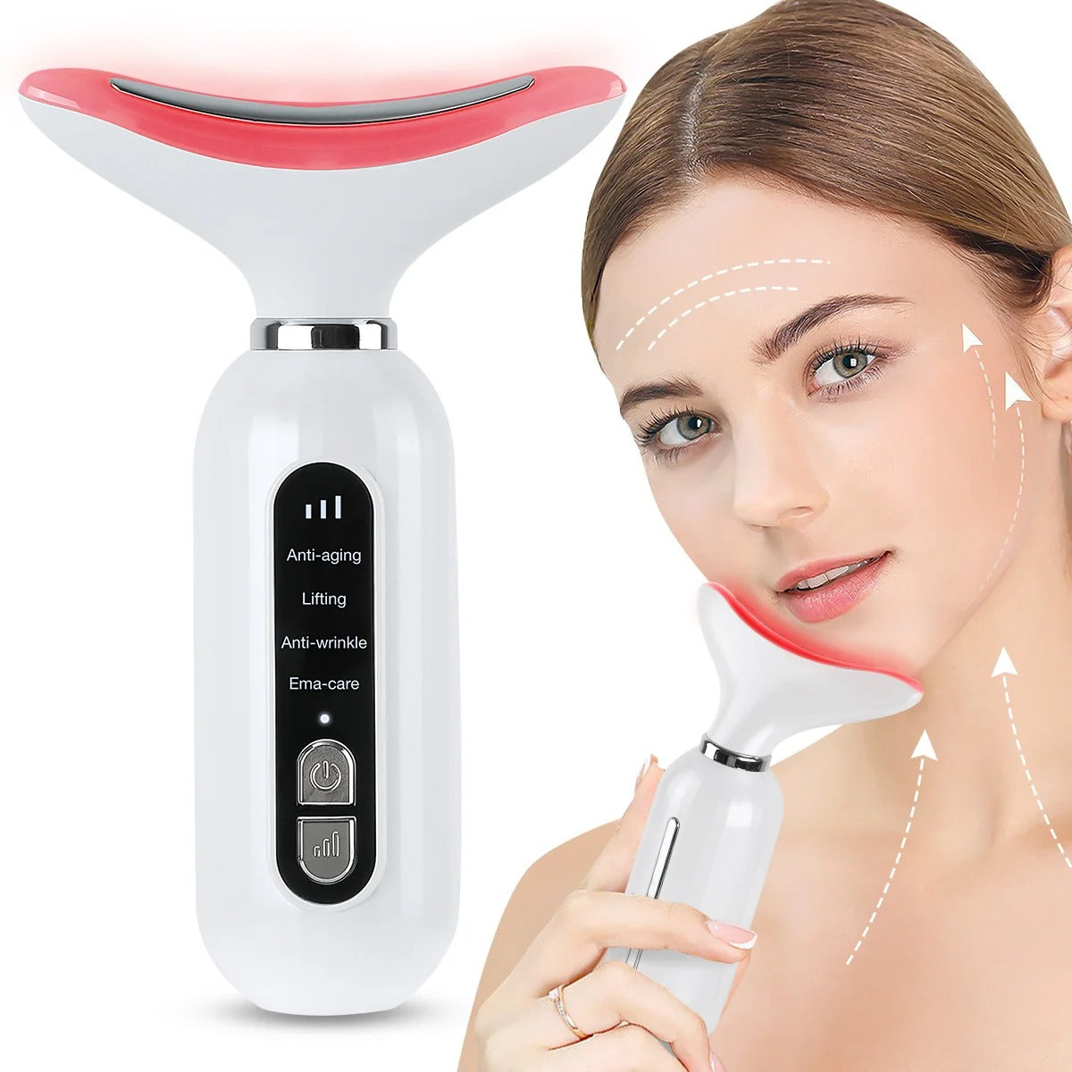 MASAJEADOR FACIAL ANTIEDAD LED